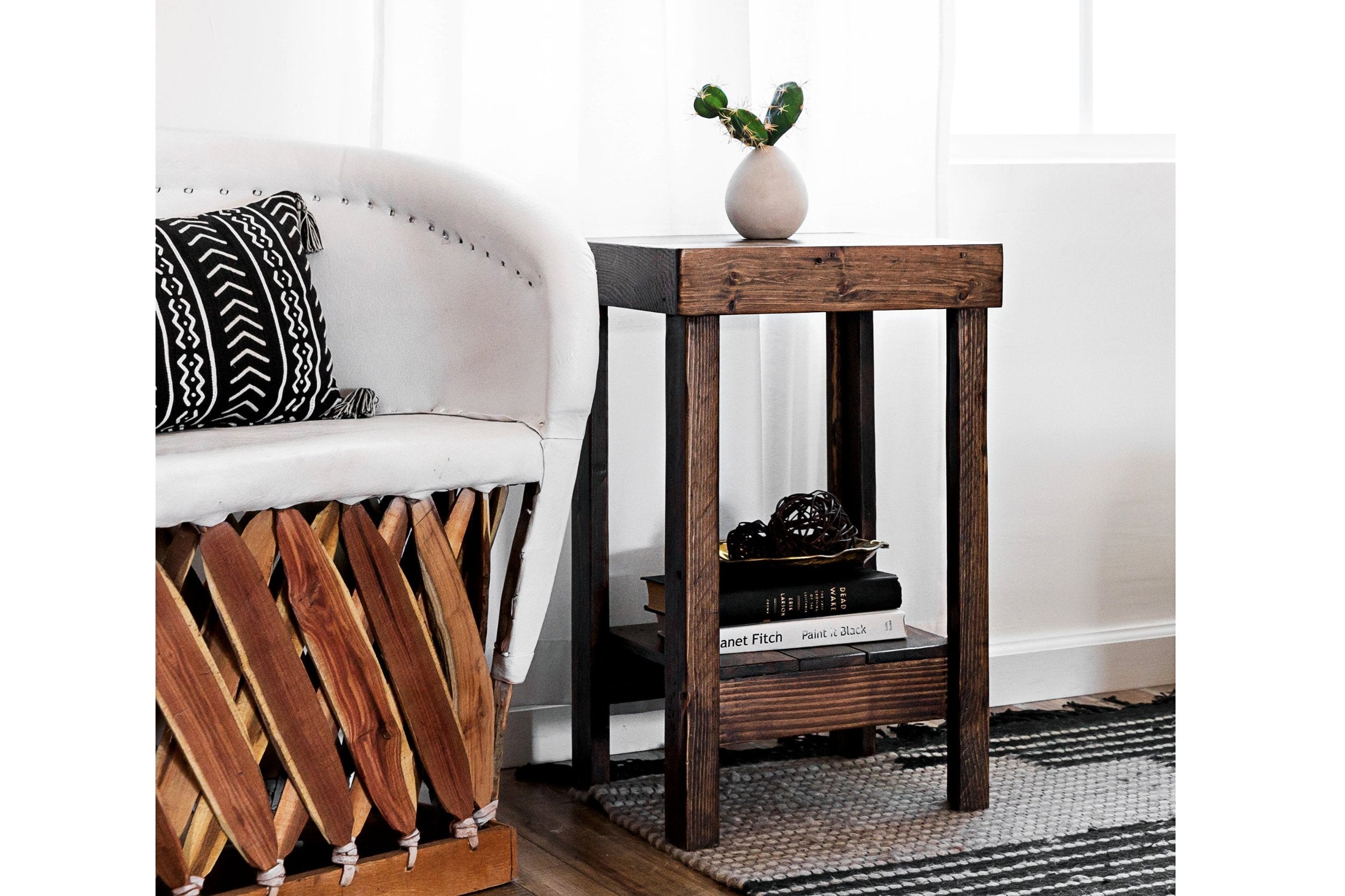 Lincoln Side Table in Espresso