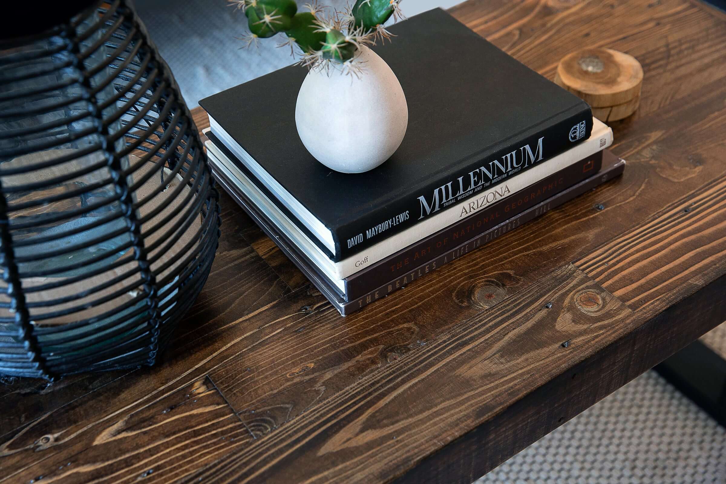 De Soto Coffee Table with Shelf