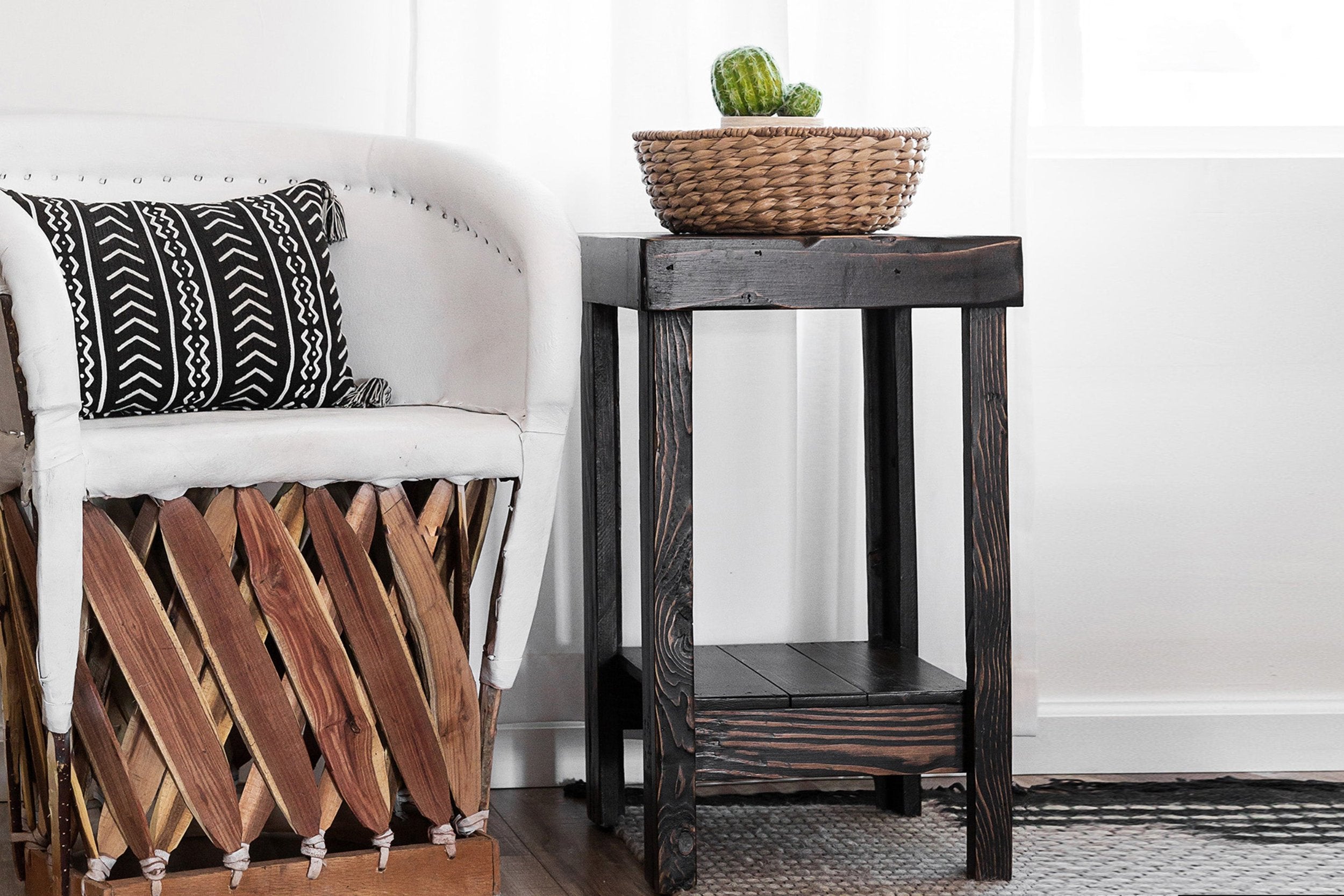 Lincoln Side Table in Espresso