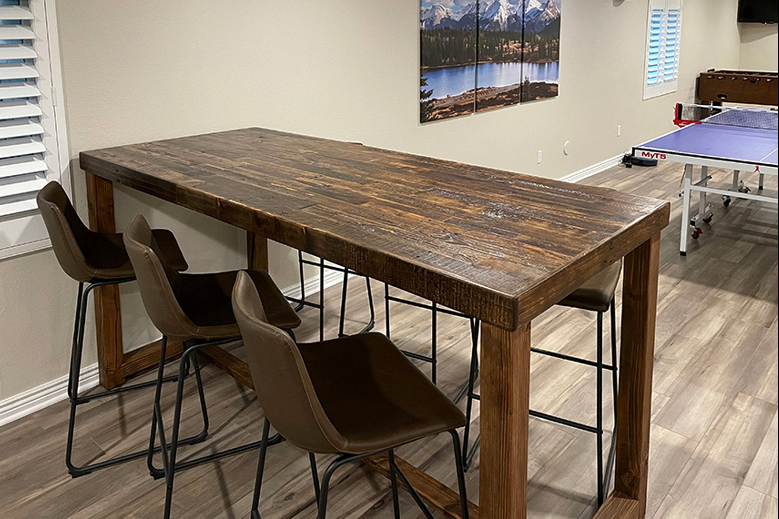 Sequoia High Top Table in Provincial